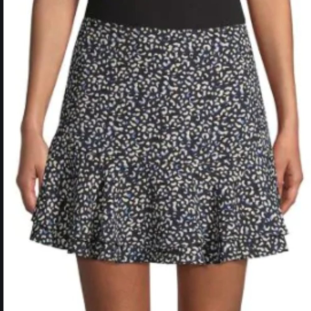 Design lab cheetah mini skirt